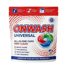 Капсули для пральної машини ONWASH UNYVERSAL упак-30шт