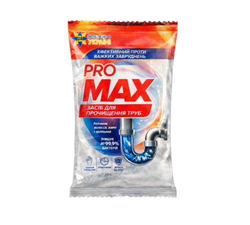 Засіб для прочищення каналізаційних труб "KROT PRO MAX" 60гр