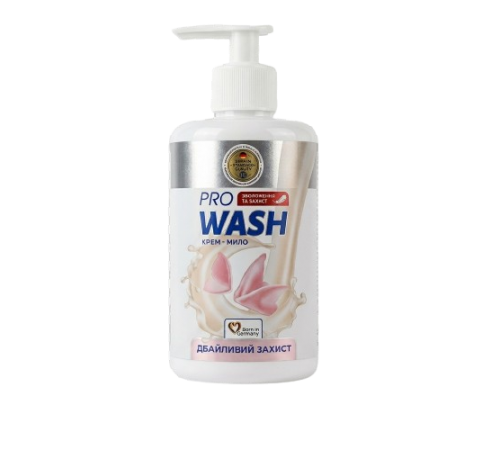 Рідке мило 0,5 л із дозатором 470г PRO WASH