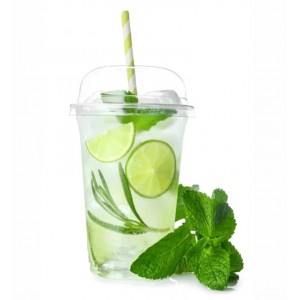 Стакан с купольной крышкой