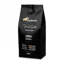 Кофе зерновой ADAMARIS Бразилия САНТОС  1кг 100% АРАБИКА