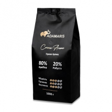 Кава зернова ADAMARIS Крема Арома 1кг 80/20