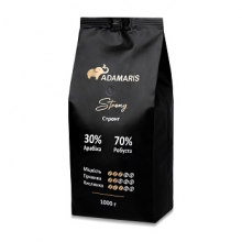 Кава зернова ADAMARIS Стронг 1кг 30А/70