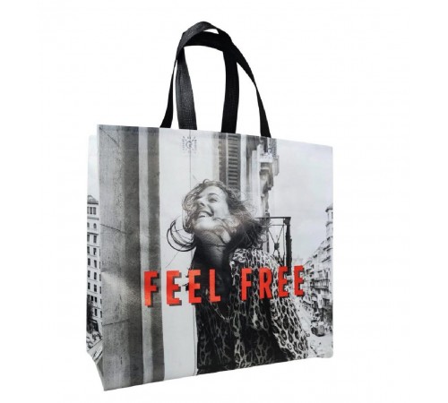 Сумка Спандбонд ЭКО Ламинированная "Дива" 36*10*34