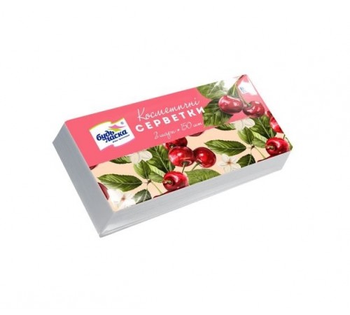 Салфетки косметические пакет 150л.