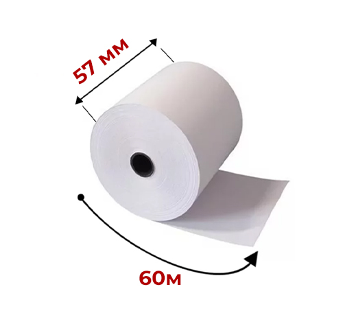 Касова стрічка 57мм/60м