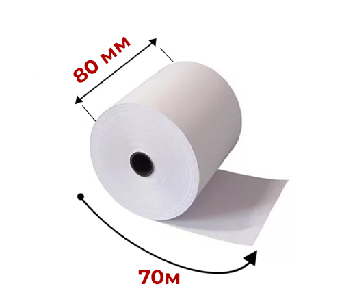 Касова стрічка 80мм/70м