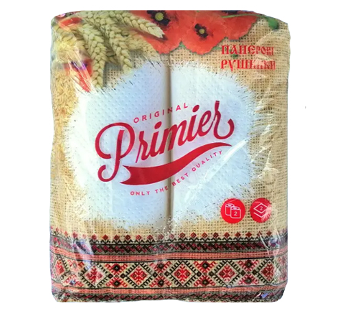 Бумажные полотенца Примьер 2*45 рулона