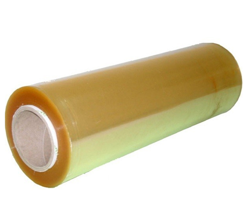 Стрейч плівка ПВХ 35см-1100м (Жовта дихаюча)