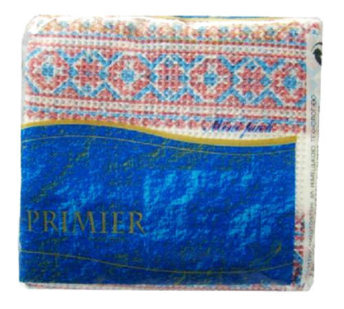 Серветка Прим’єра 45л Кольорова уп 10 шт