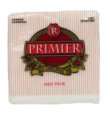 Серветка Прим’єра 45л Біла уп 10 шт