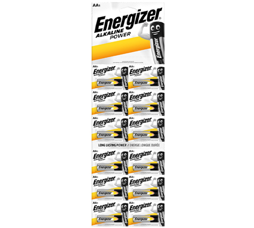 Батарейки ENERGIZER AA LR6 (ПАЛЬЧИК) 12ШТ Планшетка