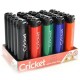 Запальничка Cricket кремінь кольорова уп. 25 шт.