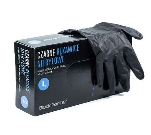 Рукавичка Нітрил Premium Чорна “L” 100 шт.