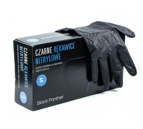 Рукавичка Нітрил Premium Чорна “S” 100 шт.