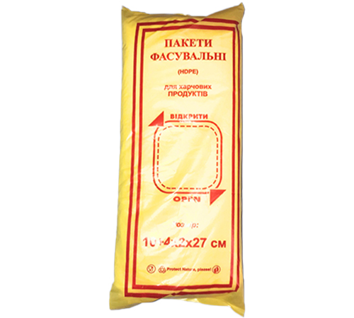 Фасування жовте №2 (РАМКА Економ), розмір 12/27