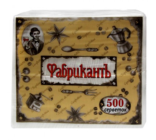 Серветка Сто Пудів Барна (500 аркушів) уп. 10 шт.