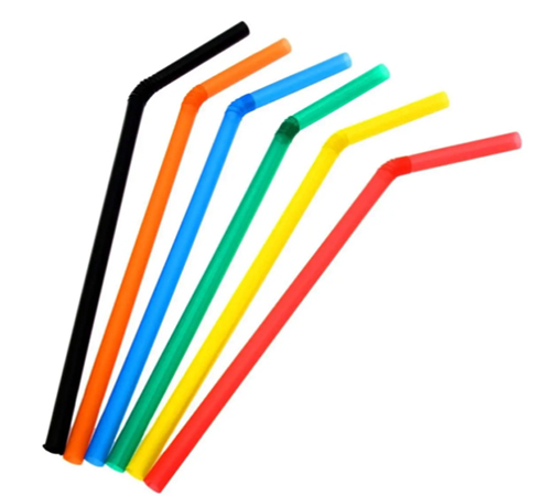 Трубочка із гофрою Кольорова 200 штук