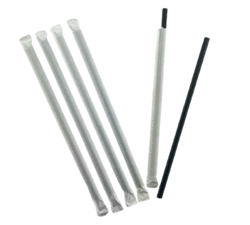 Трубочка індивідуальне пакування ФРЕШ (Чорна) уп. 300 шт.