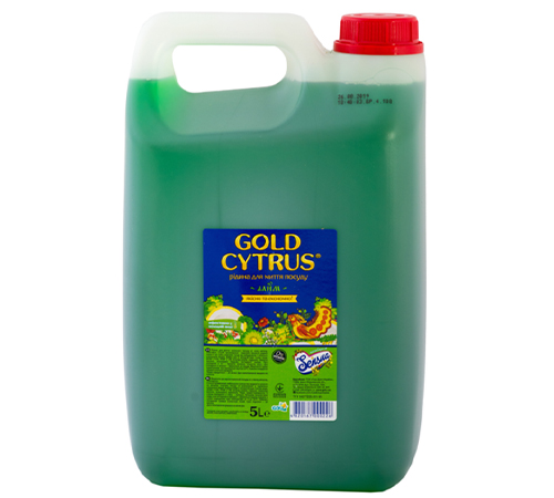 Миючий для посуду GOLD CYTRUS КАНІСТРА 5л Миючий для посуду GOLD CYTRUS КАНІСТРА 5л