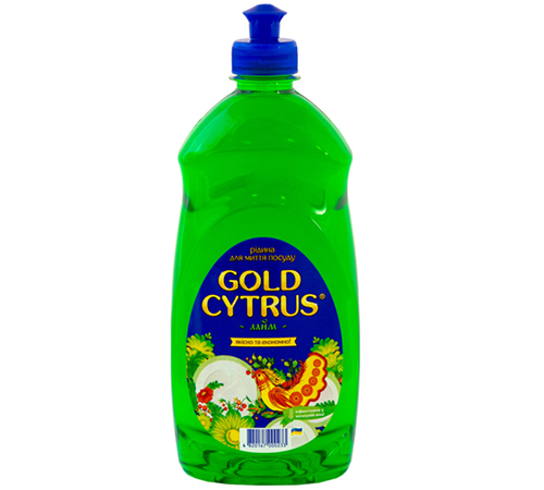 Миючий засіб для посуду Gold Cytrus 0.5л. Миючий засіб для посуду Gold Cytrus 0.5л.