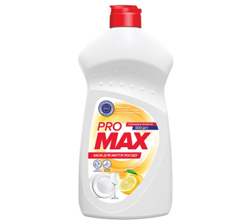 Засіб для миття посуду “PRO MAX” Лимон 500г