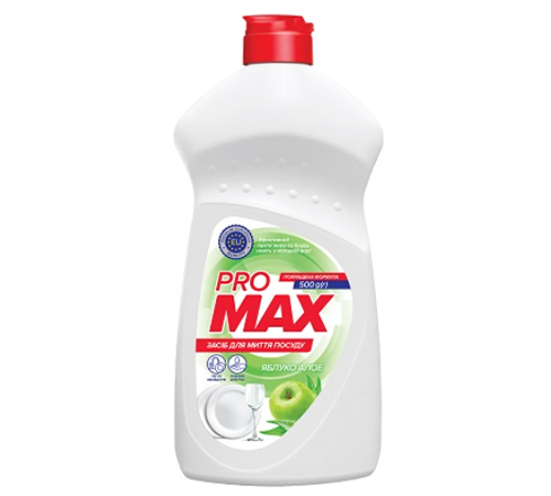 Засіб для миття посуду “PRO MAX” Яблуко Алоє 500 г