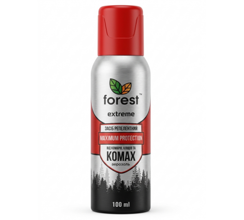Аерозольний засіб-репелент Forest Extreme від усіх літаючих то повзаючих комах 100мл