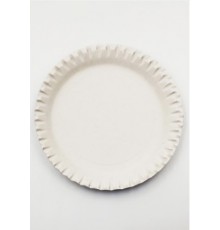 Тарелка бумажная круглая СЕРАЯ 170 мм уп-100шт=УП=